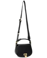 Lauren Ralph Tanner Leather Small Crossbody Bag