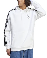 adidas Men's Essentials 3-Stripes Regular-Fit Fleece Hoodie, Regular & Big Tall