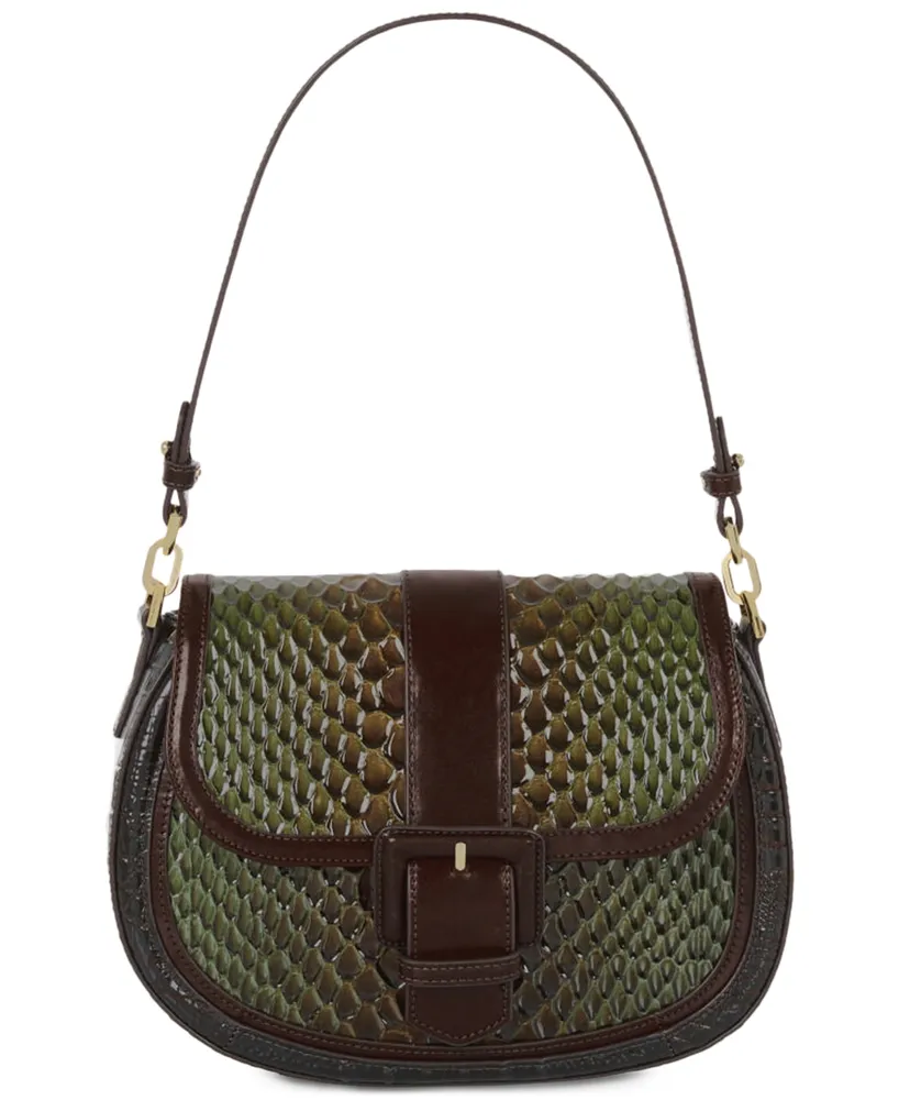 Brahmin Small Cynthia Leather Shoulder Bag