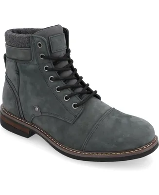 Territory Men's Yukon Wide Width Tru Comfort Foam Lace-up Cap Toe Ankle Boot