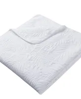 Videri Home Coastal Palm Embroidered Quilt Sets