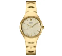 Seiko Women's Essentials Gold-Tone Stainless Steel Bracelet Watch 30mm