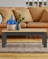 Lifestyle Solutions 43.5" W Wood Sturdy Liverpool Coffee Table