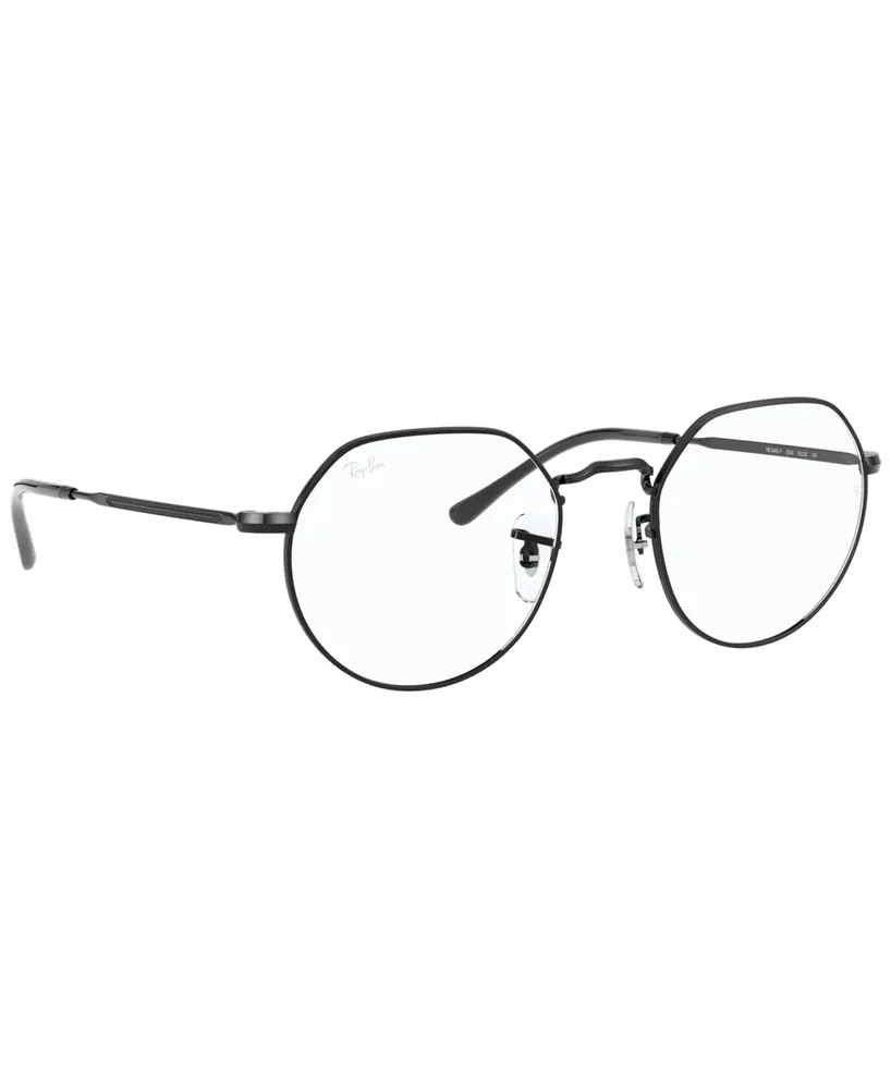 Ray-Ban Unisex Jack Optics Eyeglasses, RB6465F 53