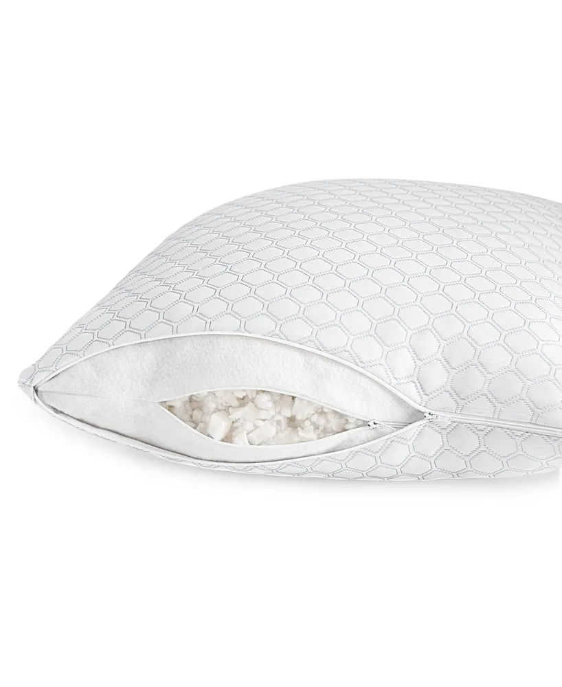 Charter Club Cooling Custom Comfort Pillow, King, Created for Macy's