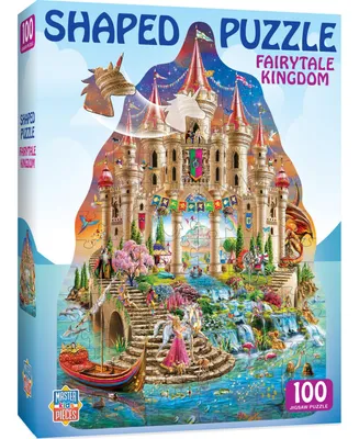 Masterpieces Fairytale Kingdom - 100 Piece Shaped Jigsaw Puzzle