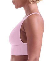 adidas Intimates Women's Longline Plunge Light Support Bra 4A7H69