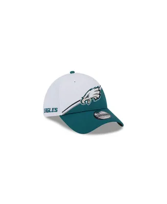 Men's New Era White, Midnight Green Philadelphia Eagles 2023 Sideline 39THIRTY Flex Hat