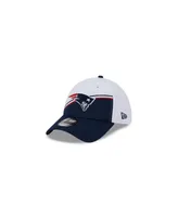 Men's New Era White, Navy England Patriots 2023 Nfl Sideline 39THIRTY Flex Hat