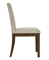 510 Design Everly 19.5"W Upholstered Channel-back Dining Chair, Set of 2