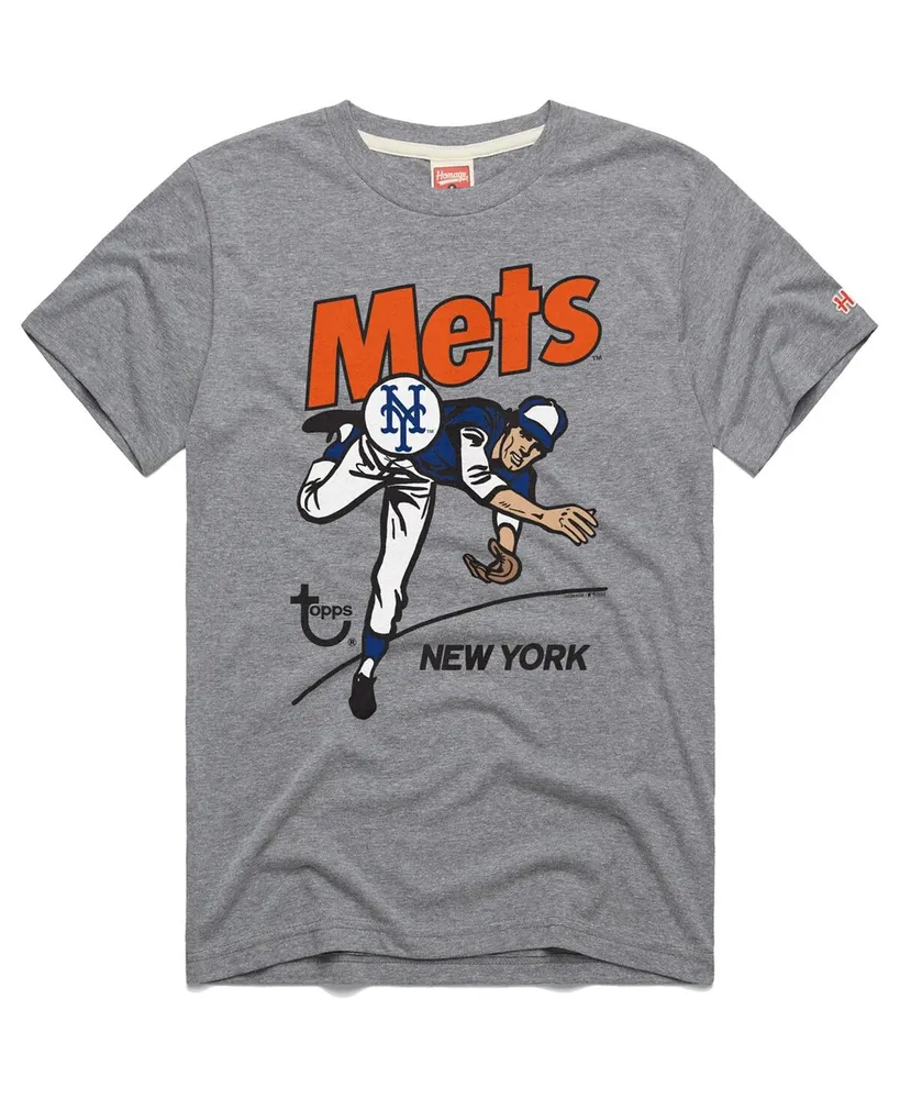 Men's Homage x Topps Charcoal San Francisco Giants Tri-Blend T-Shirt