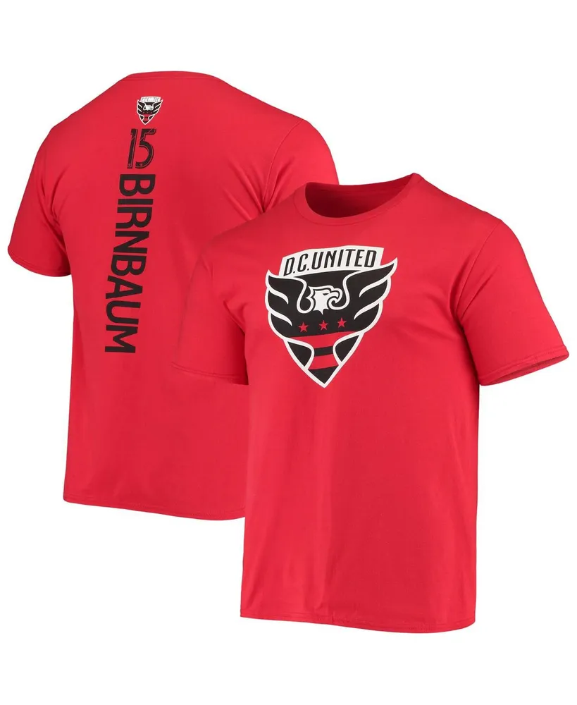 Men's Fanatics Steve Birnbaum Red D.c. United Backer Name and Number T-shirt