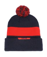 Men's Nike Navy Team Usa 2021 Sideline Cuffed Knit Hat with Pom