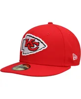 Men's New Era Red Kansas City Chiefs Super Bowl Iv Citrus Pop 59FIFTY Fitted Hat