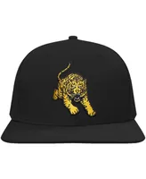 Men's Pro Standard Black Tuskegee Golden Tigers Arch Over Logo Evergreen Snapback Hat