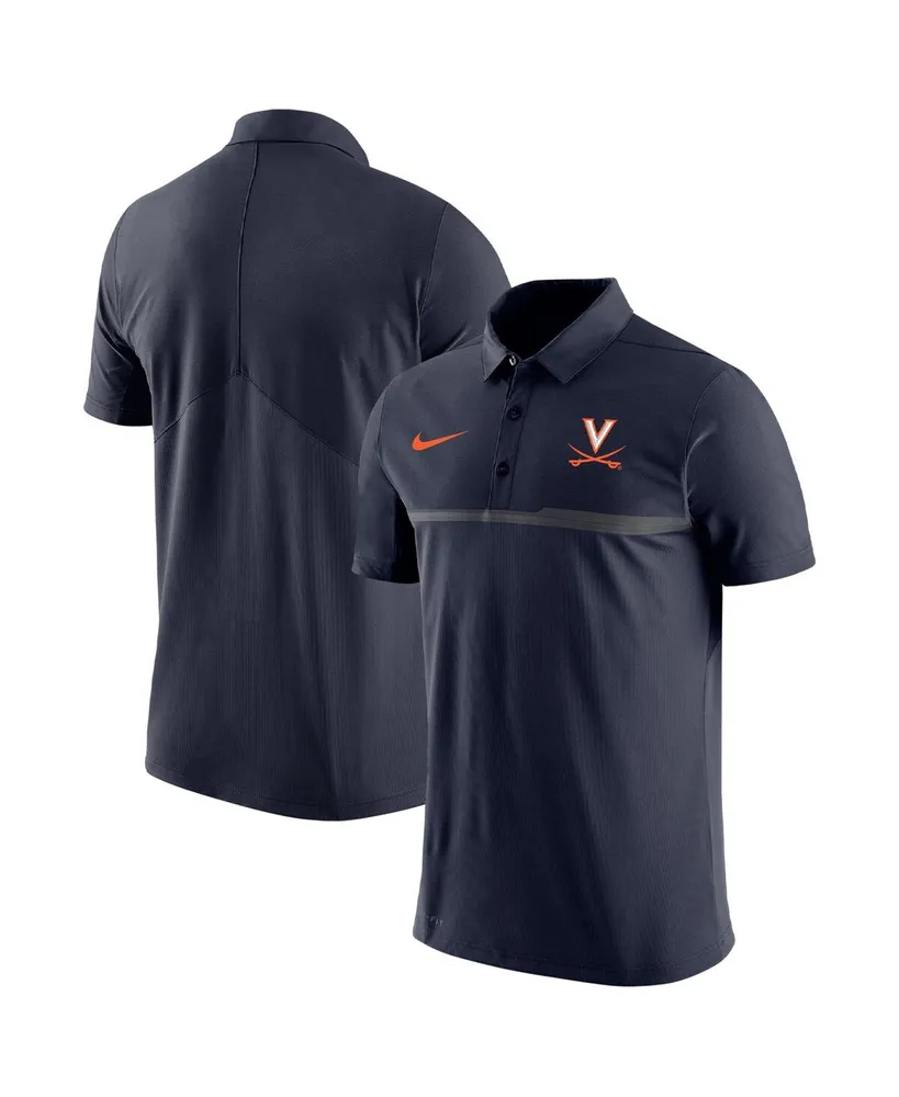 Men's Nike Navy Virginia Cavaliers 2023 Coaches Performance Polo Shirt