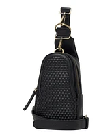 Urban Originals Liberty Woven Faux Leather Sling Bag