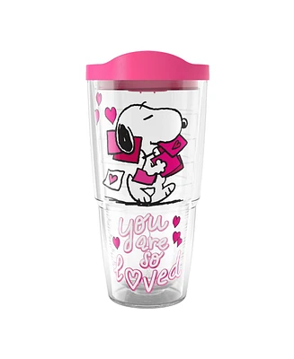 Tervis Tumbler Tervis Peanuts Snoopy Valentine's Day You Are So Loved Made in Usa Double Walled Insulated Tumbler Travel Cup Keeps Drinks Cold & Hot,