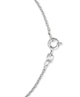 Diamond Heart Locket 18" Pendant Necklace (1/4 ct. t.w.) in Sterling Silver