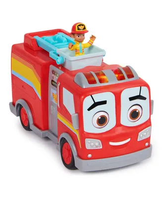 Firebuds, Bo Flash Rescue Adventure Fire Truck with Vroomlink, Lights, Sounds, and Movements - Multi