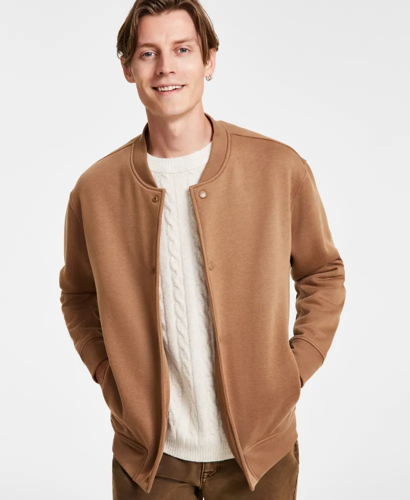 And Now This Men's Knit Bomber Jacket, Created for Macy's