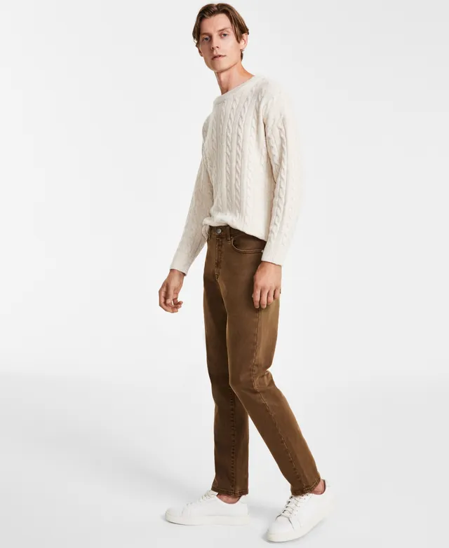 And Now This Men's Regular-Fit Twill Drawstring Cargo Pants, Created for  Macy's