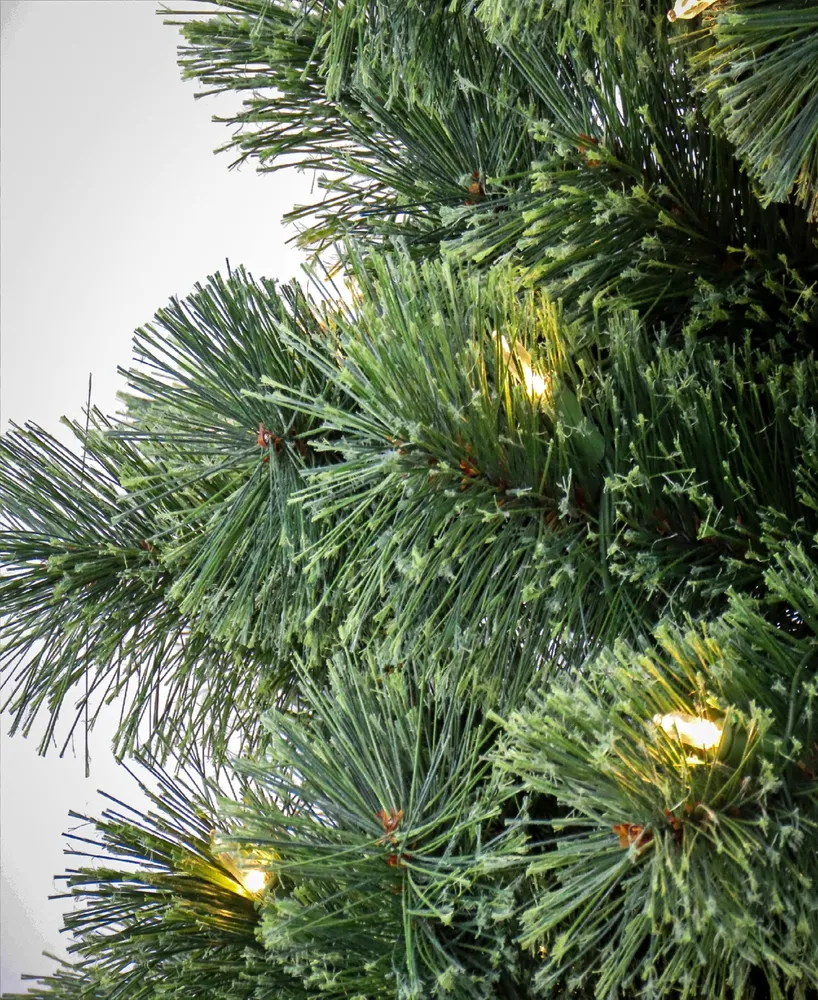 National Tree Company 7.5' Pre-Lit Pilchuck Pine Tree with Led Lights