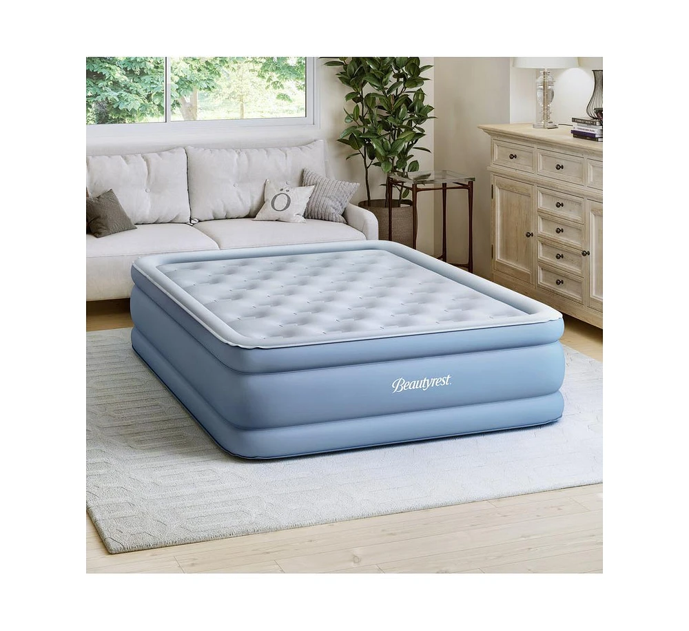 Beautyrest Posture Lux 15" Inflatable Air Mattress with External Electric Pump, Twin