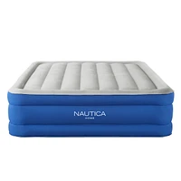 Nautica Home Plushaire 17" Inflatable Air Mattress with Built-In Pump, Twin