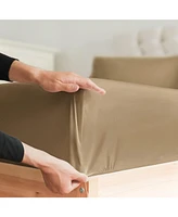 Cgk Unlimited Extra Deep Pocket 18 - 24 Inch Microfiber Fitted Sheet King