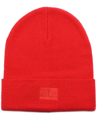 Tommy Hilfiger Men's Ghost Logo Embroidered Beanie