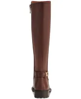 Coach Women's Faith Knee High Lug Sole Riding Boots