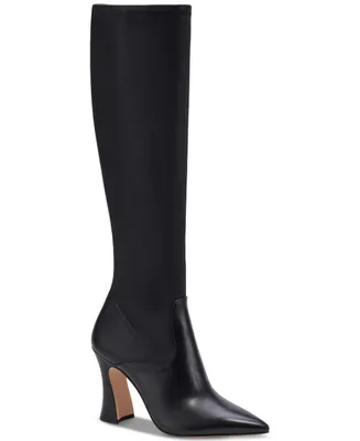 Coach Women's Cece Stretch Pointed Toe Knee High Dress Boots