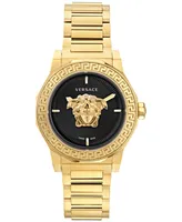 Versace Women's Swiss Medusa Deco Gold Ion Plated Stainless Steel Bracelet Watch 38mm