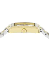 Versace Women's Swiss Tonneau Two-Tone Stainless Steel Bracelet Watch 23x33mm