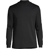 Lands' End Men's Super Soft Supima Mock Turtleneck T-Shirt