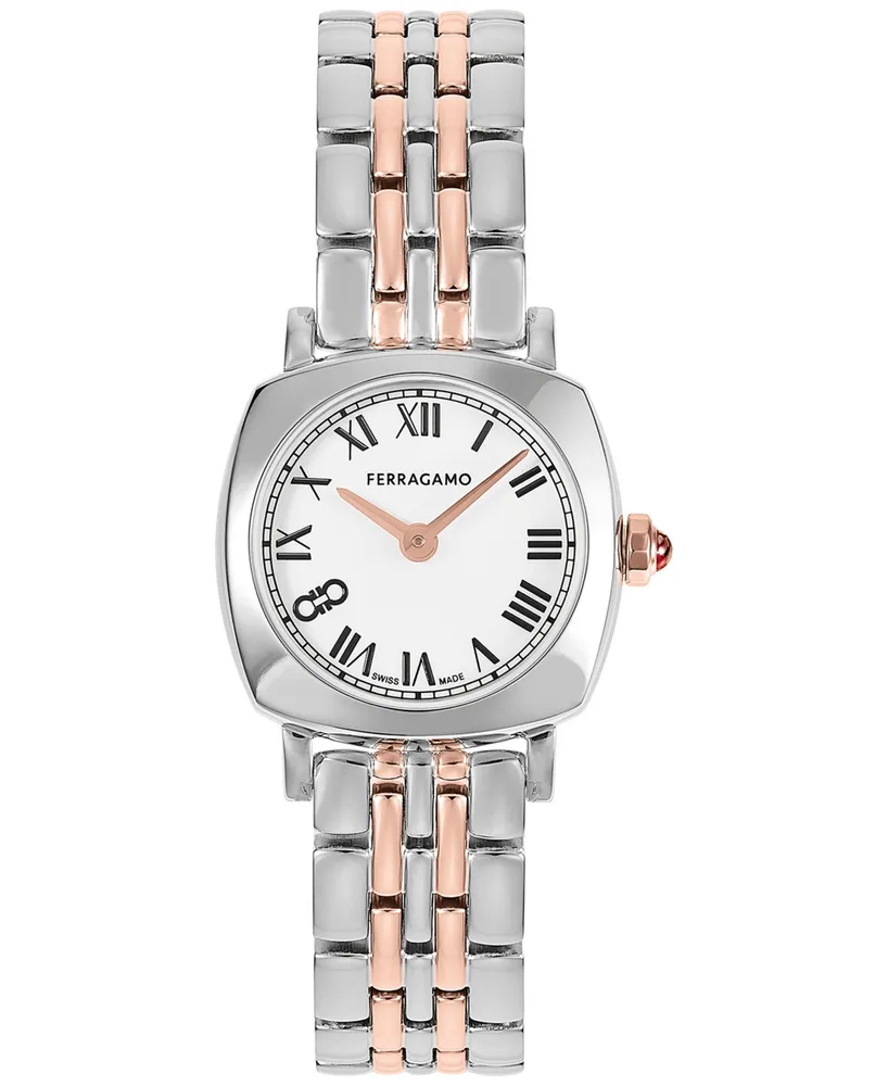 Salvatore Ferragamo Women's Swiss Two-Tone Stainless Steel Bracelet Watch 23mm