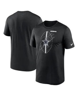 Men's Nike Black Dallas Cowboys Legend Icon Performance T-shirt