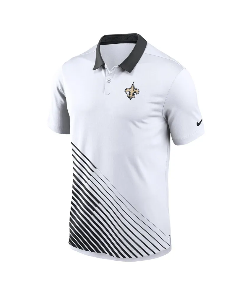 Men's Nike White New Orleans Saints Vapor Performance Polo Shirt