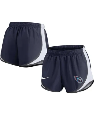 Women's Nike Navy Tennessee Titans Performance Tempo Shorts