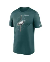 Men's Nike Midnight Green Philadelphia Eagles Big and Tall Legend Icon Performance T-shirt