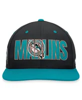 Men's Nike Black Florida Marlins Cooperstown Collection Pro Snapback Hat