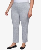 Alfred Dunner Plus Size Comfort Zone Comfort Fit Knit Short Length Pants