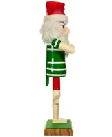 Kurt Adler 15" Wooden Yoga Santa Nutcracker