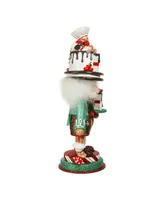 Kurt Adler 15" Hollywood Nutcracker with Gingerbread Baker Hat