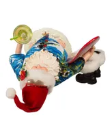 Kurt Adler 11" Fabriche Santa with Surfboard and Drink