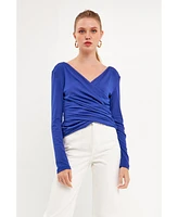endless rose Women's Crossover Top