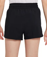 Nike Big Girls One Dri-fit High-Waisted Woven Training Shorts