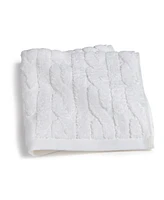 Lauren Ralph Sanders Cable Washcloth, 13" x