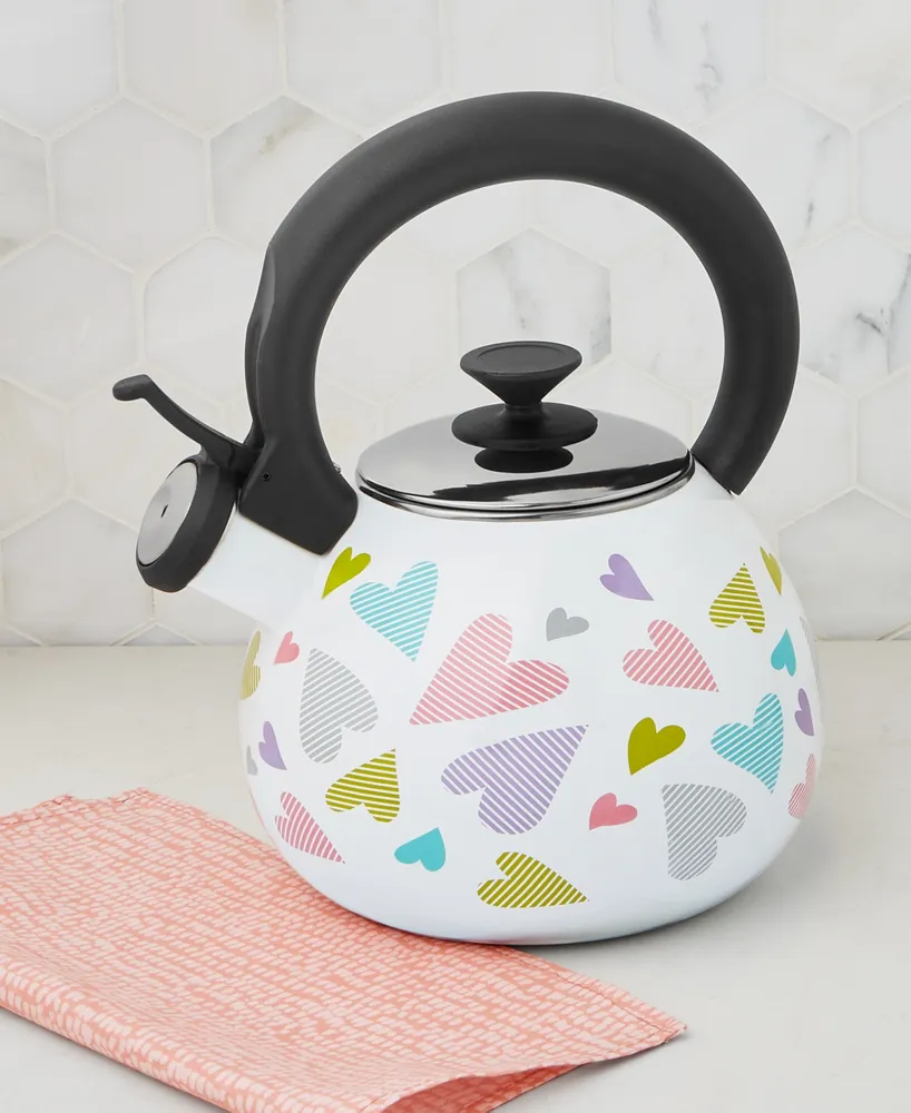 The Cellar Enamel on Steel Heart Tea Kettle, Created for Macy's